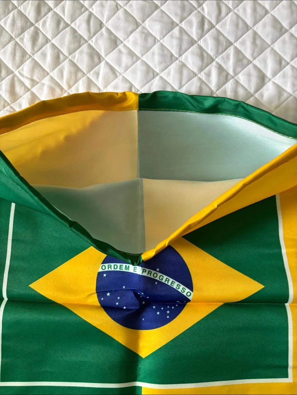 Brasil Green & Yellow Drawstring Gym Bag